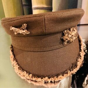 Ruslan Baginskiy Brown Military Style Women's Hat